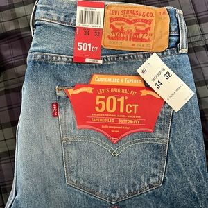 LEVI’S Classic Original 501 Button Fly Straight Leg Jeans Size 34x32